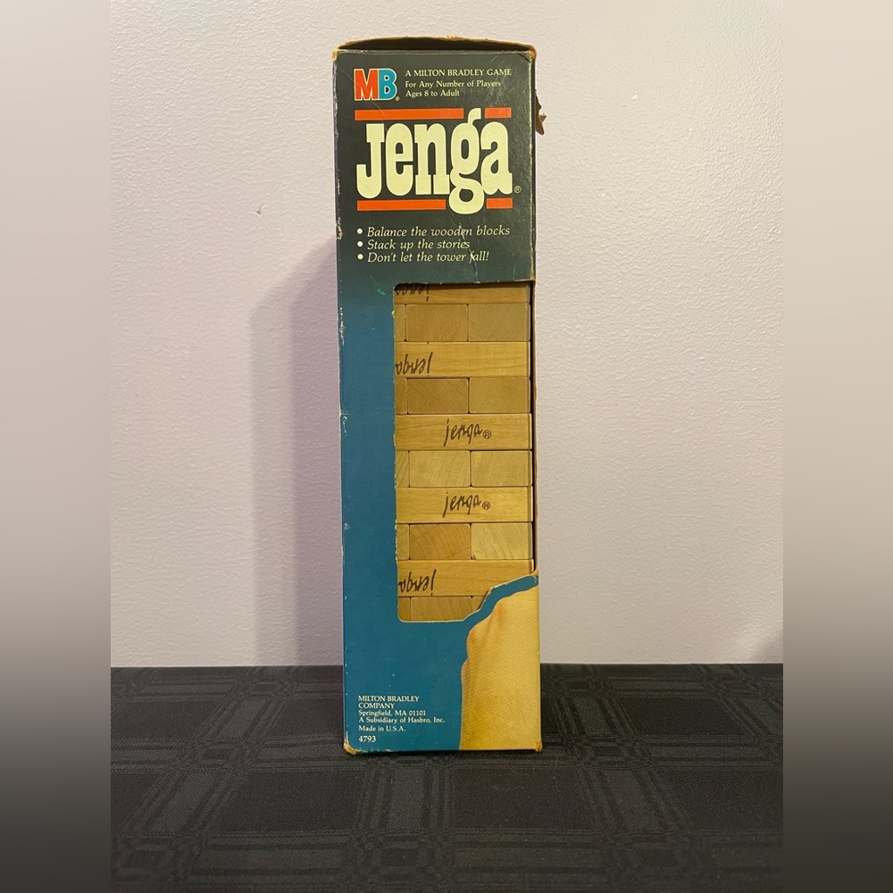 Vintage Game, Jenga by Milton Bradley